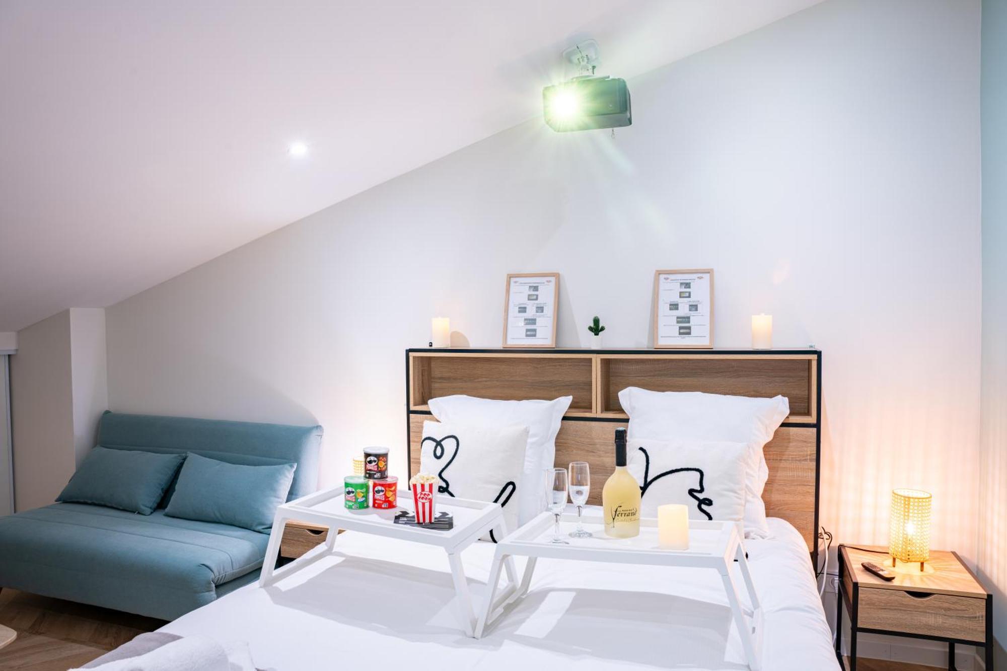 Apartment Food And Chill - Deux Hypercentre - 1 Theme Cinema - By Primo C0nciergerie *