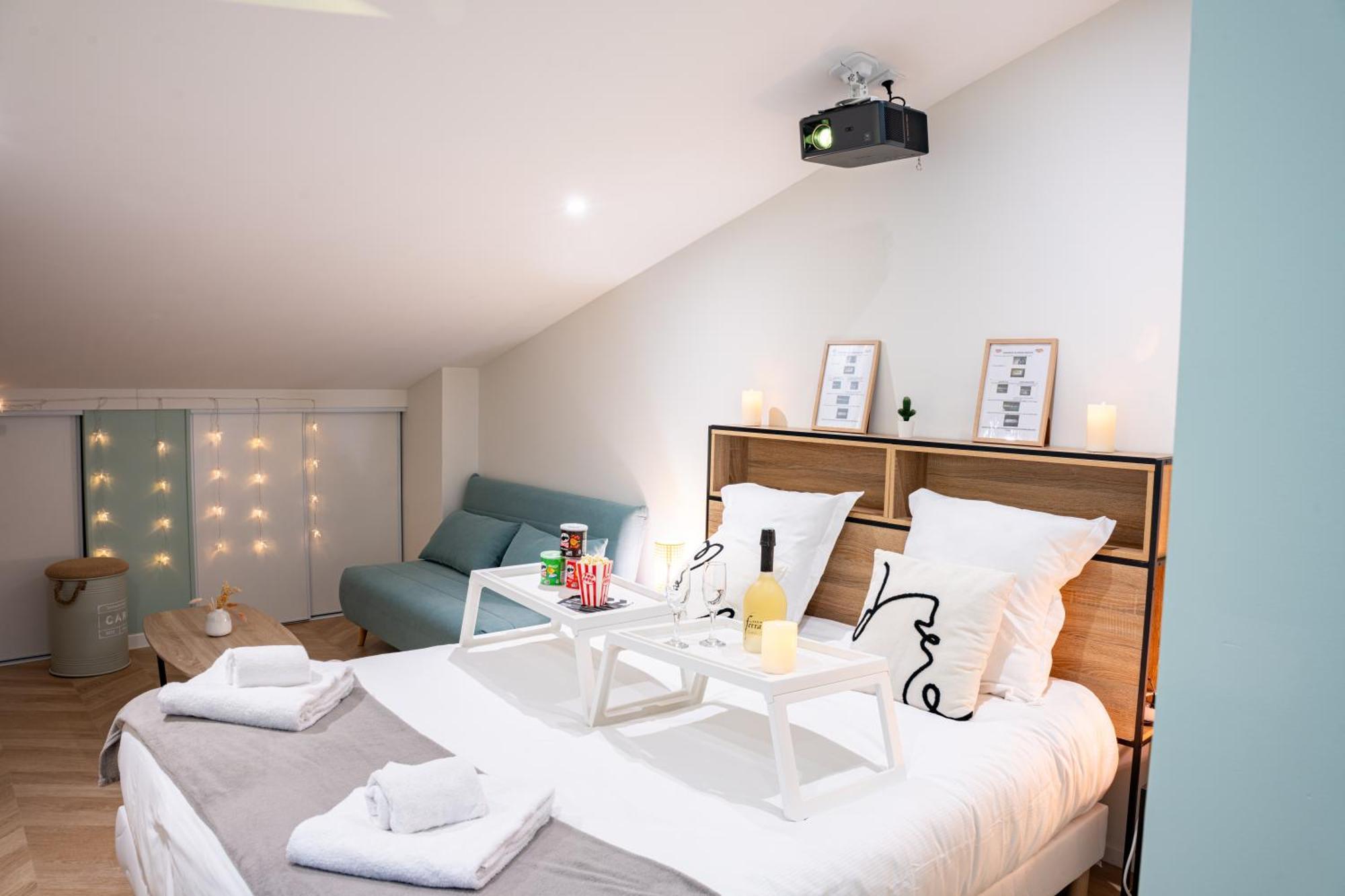Apartment Food And Chill - Deux Hypercentre - 1 Theme Cinema - By Primo C0nciergerie Tournus